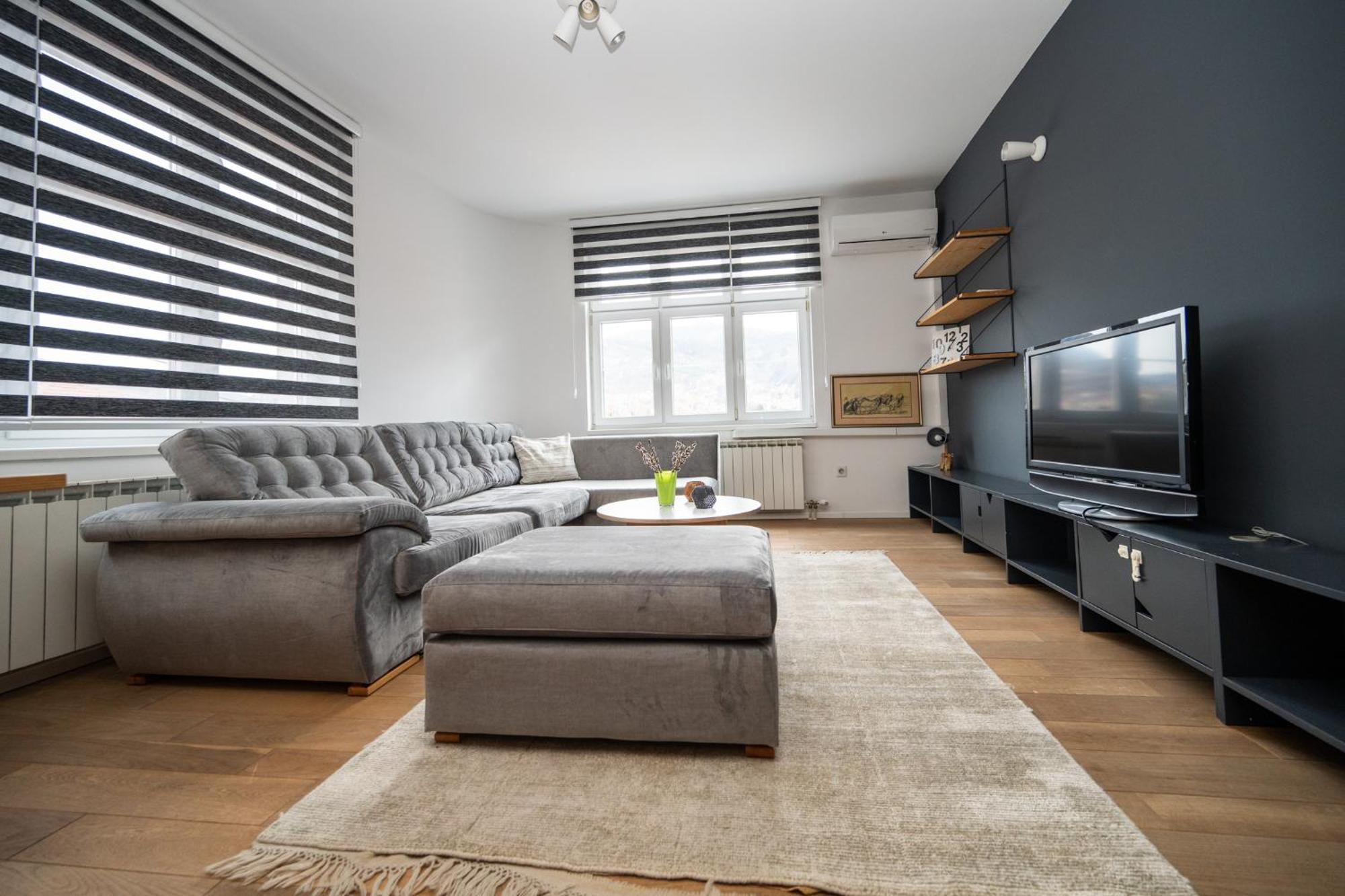 Design 1Bdr Apartment With City View Sarajevo Ngoại thất bức ảnh