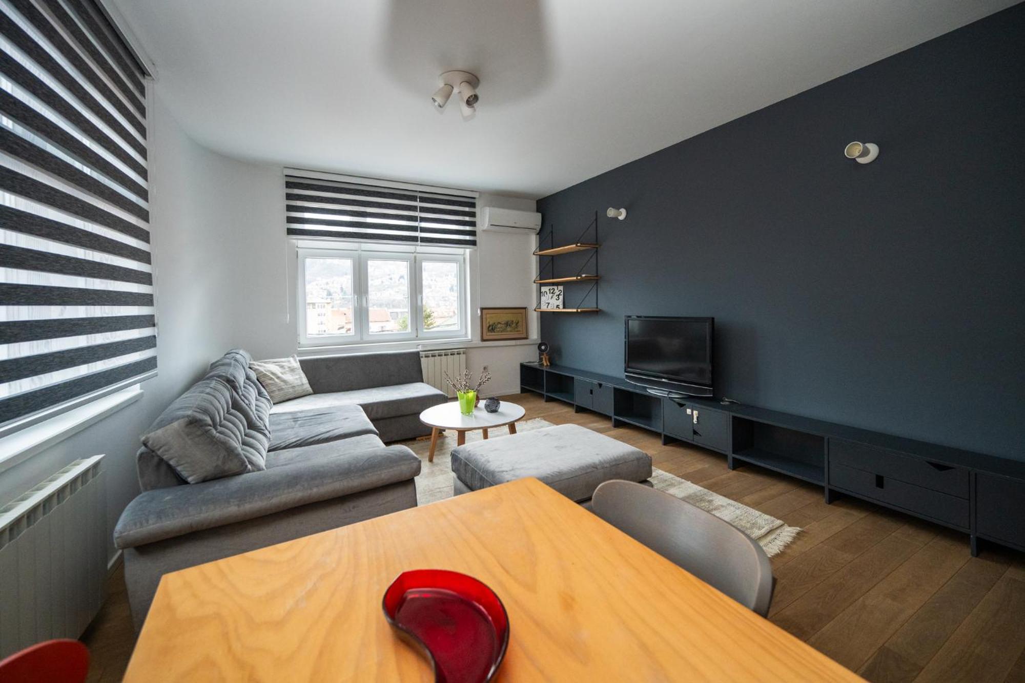 Design 1Bdr Apartment With City View Sarajevo Ngoại thất bức ảnh